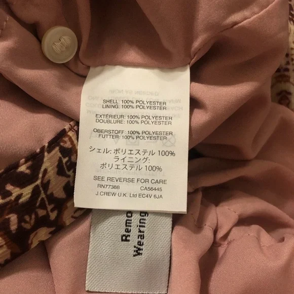 NWT MADEWELL Drawstring Top in Kaleidoscope Print Size XS - Picture 8 of 10